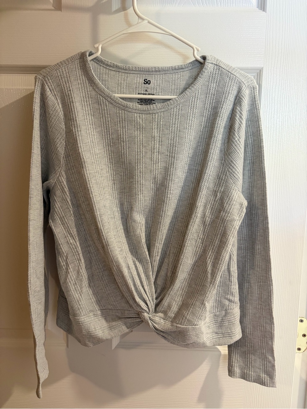 Women’s/Juniors SO Waffle Knit Top
